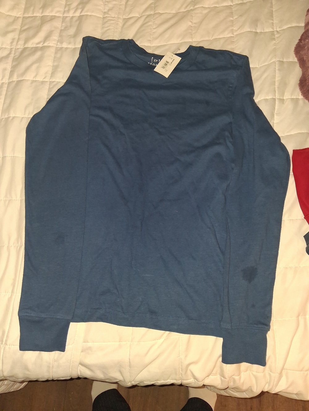 George Men's Crewneck Sweater in Navy Blue